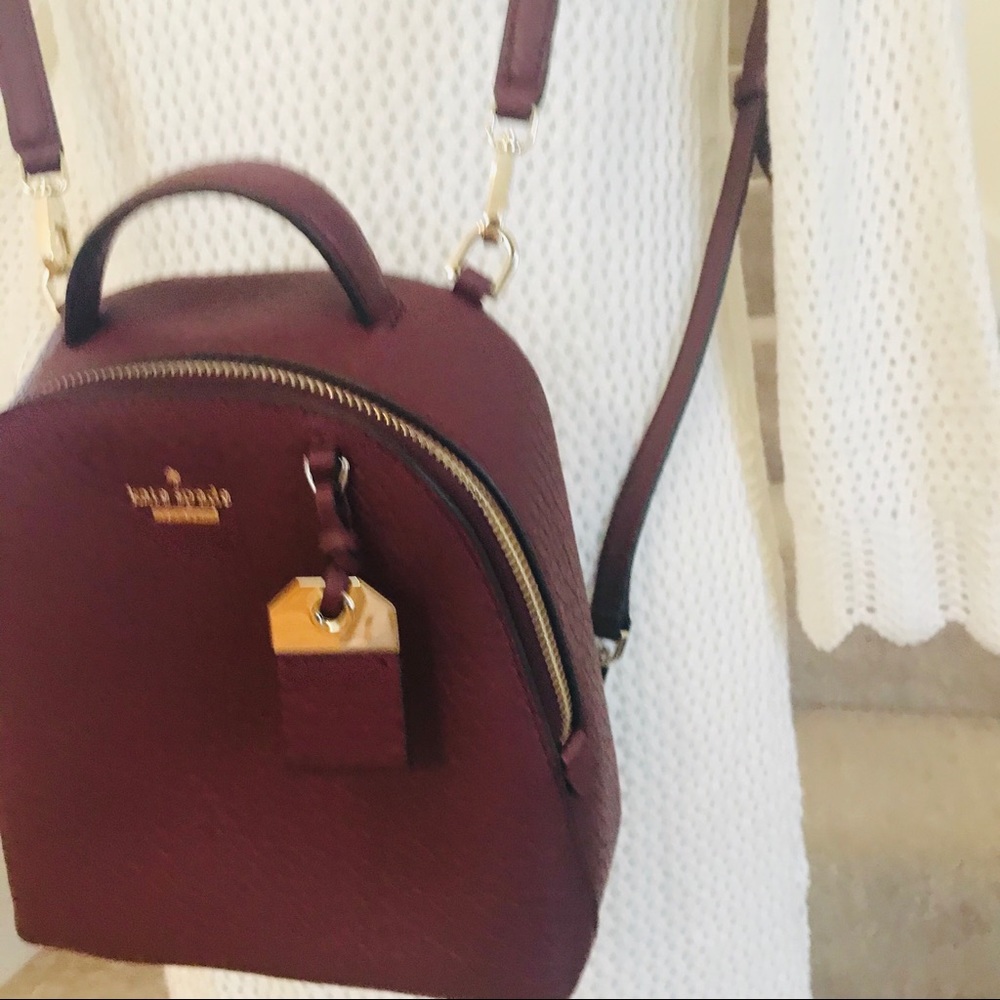 Mini Caden Carter cherrywood backpack kate spade - Picture 3 of 8